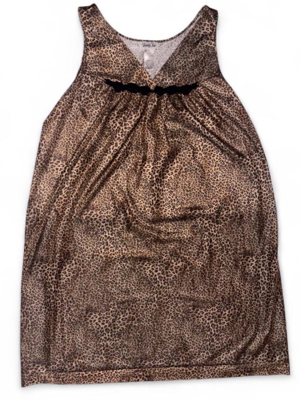 90s Vintage Vanity Fair Leopard Print Nightgown